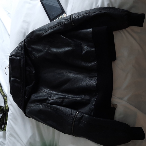 Genuine Leather Danier Moto Jacket - Picture 4 of 5